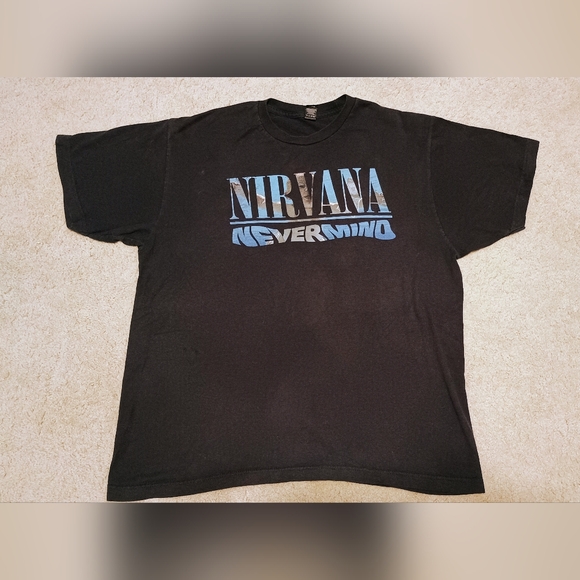 Tultex Other - Nirvana Nevermind Blue T shirt Size L Double-Sided